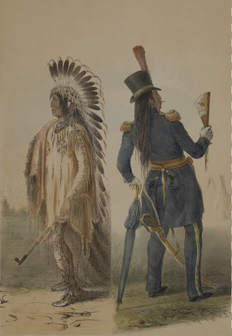 Wi-Jun-Jon, an Assinneboin Chief, from Catlin’s North American Indian Portfolio