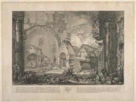 Veduta dell'Ingresso della Camera Sepolcrale di L. Arrunzio e della sua Famiglia (View of the Entrance...