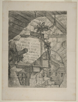 Title Plate, from the series Imaginary Prisons (Carceri d'Invenzione)