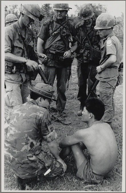 Viet Cong Man Before He Was Tourtured by Republic of Vietnam Soldiers During a Joint Operation with U.S. 25th Infantry Division