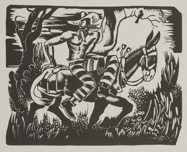 Trusty on a Mule, from the portfolio Selections from the Atlanta Period, 1931-1946