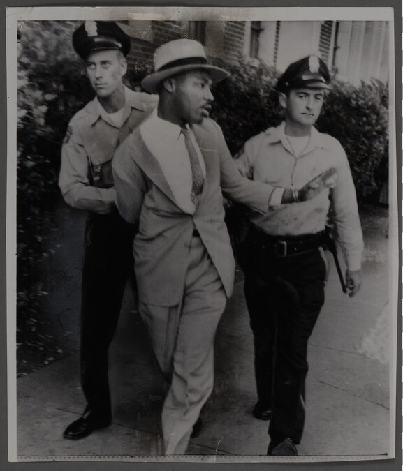 Martin Luther King Arrested for Loitering, Montgomery, Alabama