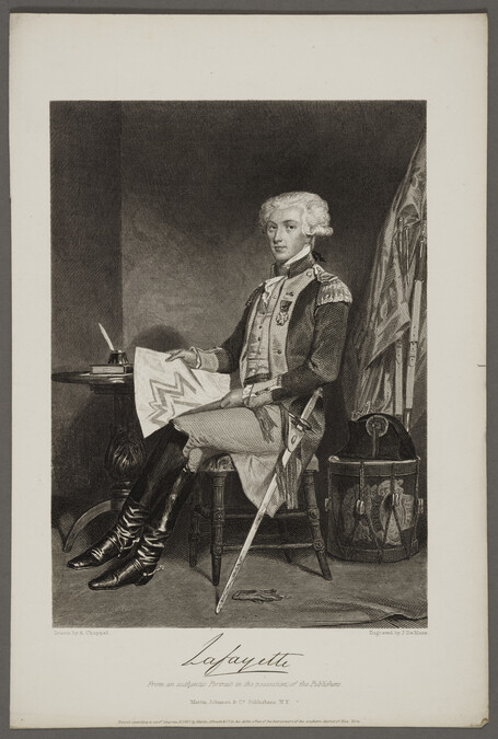 Portrait of Marie-Joseph-Paul-Yves-Roch-Gilbert Du Motier, Marquis de La Fayette (or Lafayette) (1757-1834)