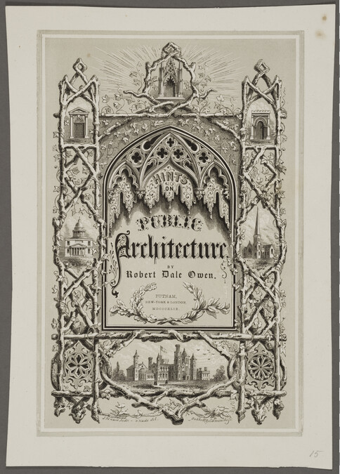 Frontispiece for Hints on Public Architecture by Robert Dale Owen
