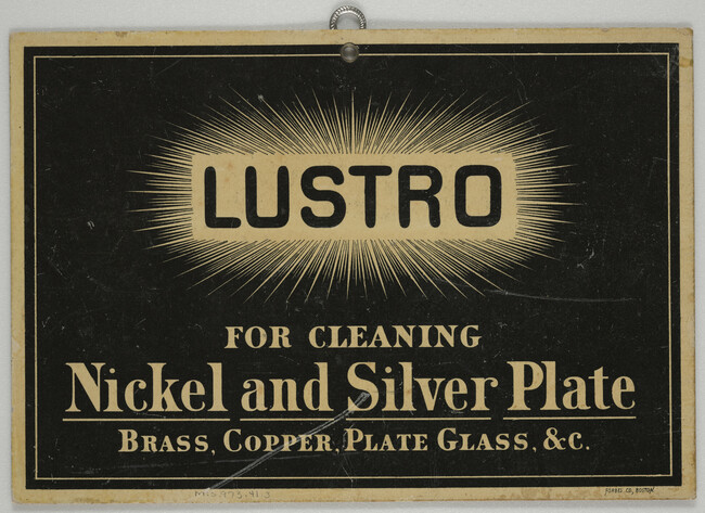 Alternate image #2 of Lustro for cleaning Nickel and Silver Plate, Brass, Copper, Plate Glass &c.