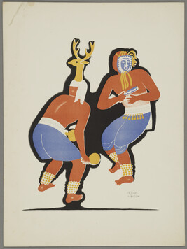 The Pascola and the Deer, plate 8, from the portfolio Dances of Mexico