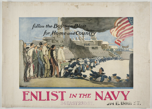 Enlist in the Navy - Follow the Boys in Blue