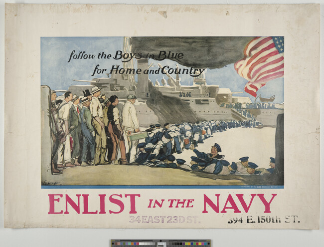 Alternate image #1 of Enlist in the Navy - Follow the Boys in Blue
