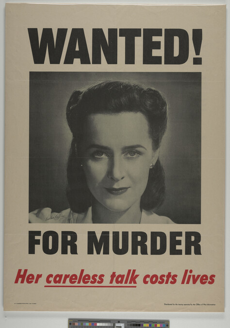 Alternate image #1 of Wanted! For Murder. Her Careless Talk Cost Lives