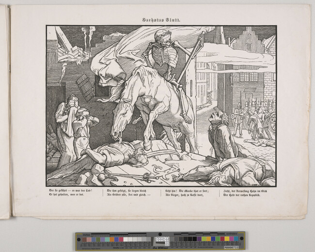 Alternate image #3 of Plate 6 (Death as victor); from the cycle Auch ein Todentanz aus dem Jahre 1848 (Another Dance of Death for the year 1848)