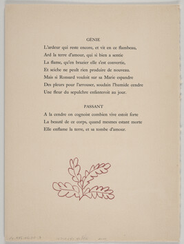 Pages 179 - 182, from the portfolio Florilège des Amours de Ronsard