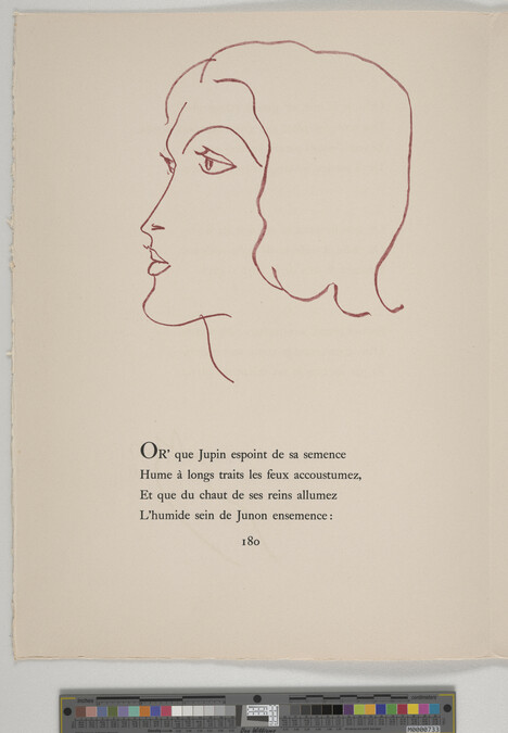 Alternate image #5 of Pages 179 - 182, from the portfolio Florilège des Amours de Ronsard