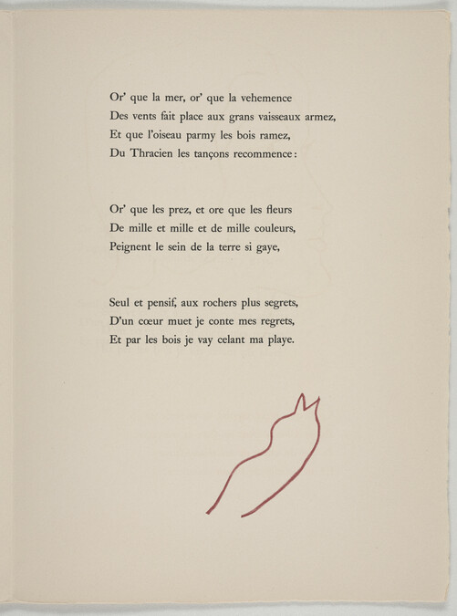 Alternate image #4 of Pages 179 - 182, from the portfolio Florilège des Amours de Ronsard