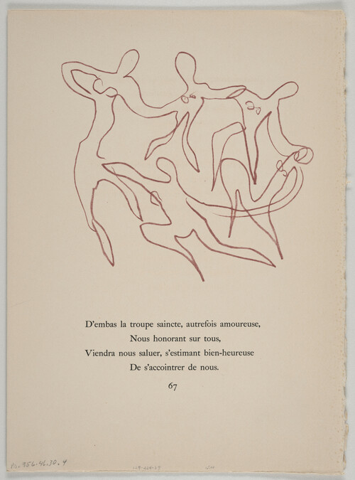 Pages 67 - 70, from the portfolio Florilège des Amours de Ronsard