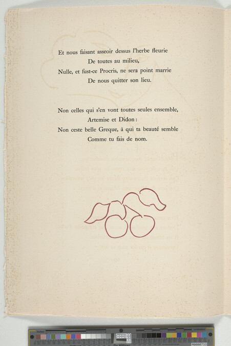 Alternate image #5 of Pages 67 - 70, from the portfolio Florilège des Amours de Ronsard