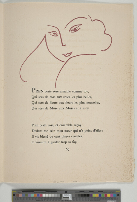 Alternate image #3 of Pages 67 - 70, from the portfolio Florilège des Amours de Ronsard