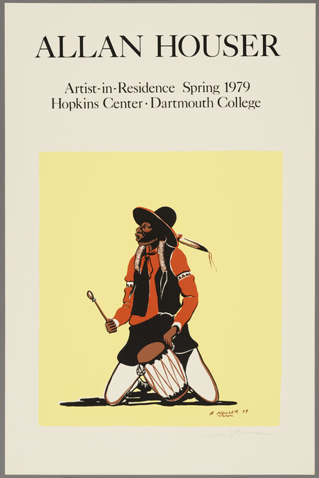 Allan Houser, Dartmouth College Artist-in-Residence Spring 1979 Poster