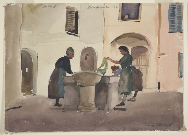 Wash Women in St. Paul, France
