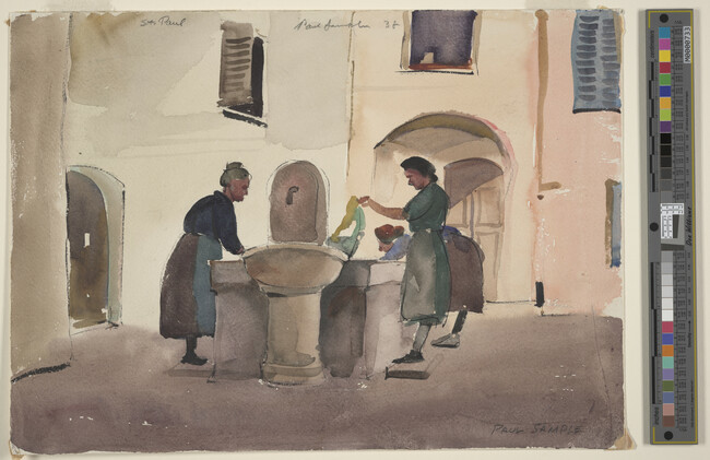 Alternate image #1 of Wash Women in St. Paul, France