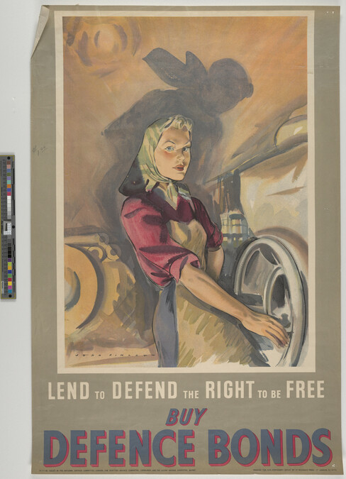 Alternate image #1 of Lend to Defend the Right to be Free- Buy Defense Bonds