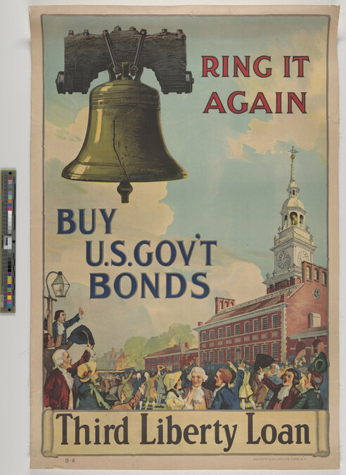 Alternate image #1 of Ring it Again - Buy U. S. Govenment Bonds - Third Liberty Loan