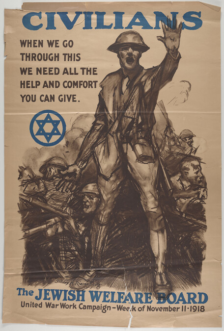 Civilians, when we go through this we need all the help and comfort you can give - The Jewish Welfare Board