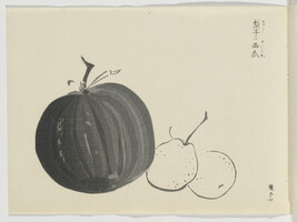 Untitled (Pumpkin and Pears), from Japanese Brush Ink Work, Series 1 - 16 (Booklet 