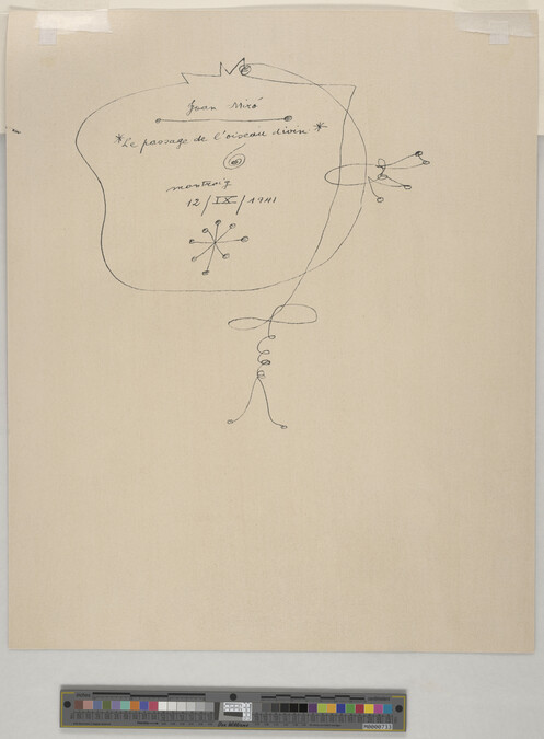 Alternate image #1 of Constellations, Le passage du l'oiseau divin (The Passage of the Divine Bird), Plate XXII