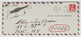 One envelope from H.C. Westermann to Allan and Jean Frumkin