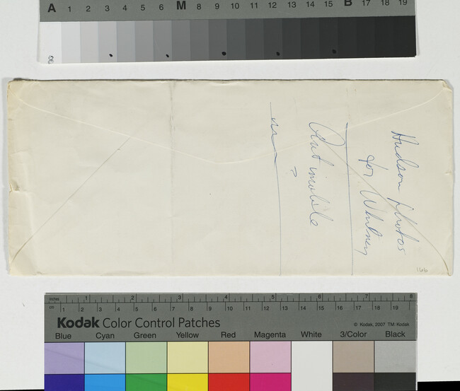 Alternate image #1 of One envelope from H.C. Westermann to Allan Frumkin Gallery