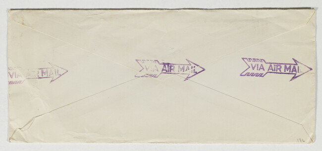 Alternate image #2 of One envelope from H.C. Westermann to Allan Frumkin Gallery