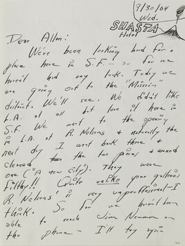 Letter from H.C. Westermann to Allan Frumkin