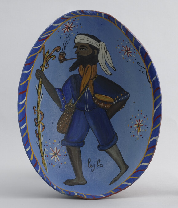 Ritual Gourd depicting Legba