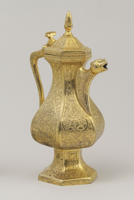 Alternate image #1 of Gilded Bronze Ewer with Mamluk Decoration