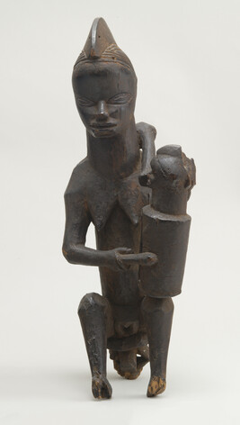 Pindi (Chief's Figure) of a Limba (Seated Woman with Slit Gong)