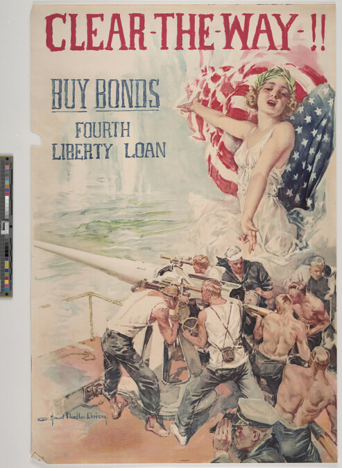 Alternate image #1 of Clear the Way! Buy Bonds - Fourth Liberty Loan