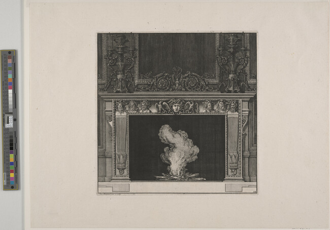 Alternate image #2 of Fireplace Mantle with Smoking Embers