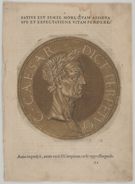 Julius Caesar from Vivae Omnium Ferre Imperatorum Imagines