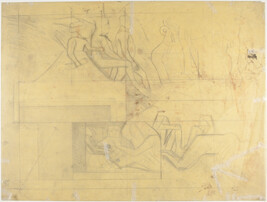 Study for The Coming of Quetzalcoatl (Panel 5) for The Epic of American Civilization,