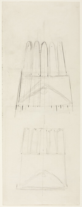 Study of Headdress of Xipe Totec for The Coming of Quetzalcoatl (Panel 5)  for The Epic of American...