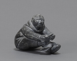 Seated Man, Counting the Toes on his Right Foot (a custom to guess if a hunter will get a seal)