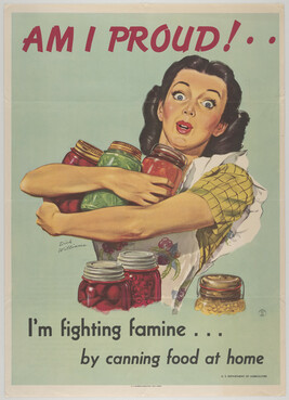 AM I PROUD!..I'm fighting famine ...by canning food at home