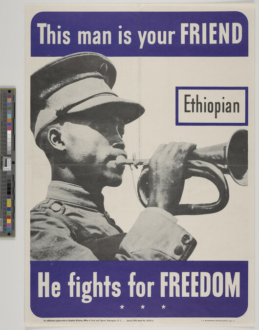 Alternate image #1 of This Man is Your Friend - Ethiopian- He Fights for Freedom