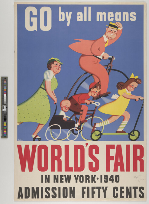 Alternate image #1 of Go By All Means. World's Fair in NY 1940