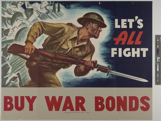 Alternate image #1 of Let's All Fight  Buy War Bonds