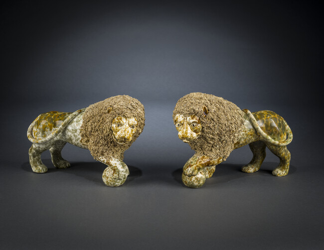 Pair of Lions (one of two)
