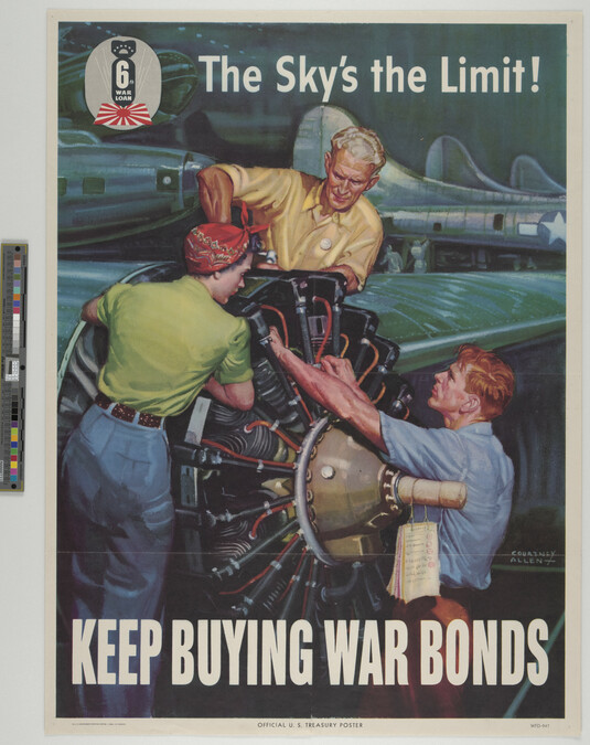 Alternate image #1 of THE SKY'S THE LIMIT KEEP BUYING WAR BONDS