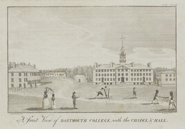 View of Dartmouth College, plate following page 64, from The Massachusetts Magazine, February 1793, Vol....