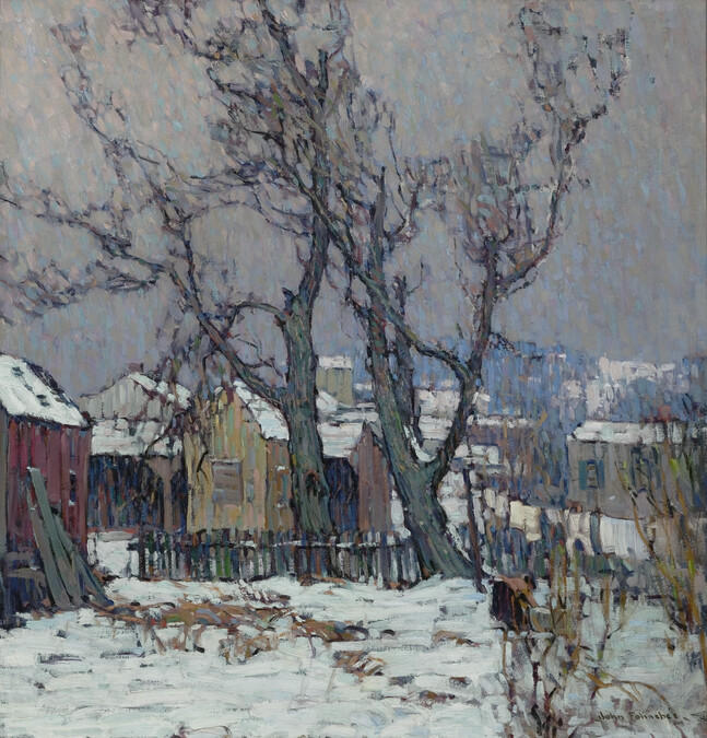 February (Village in Winter)