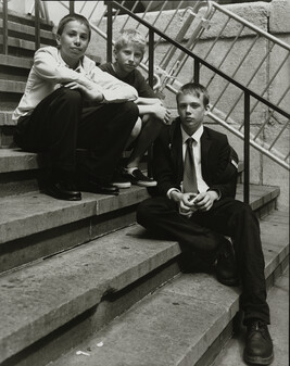 Three Prep School Boys, May 30, 2012, from Occupying Wall Street: A Portfolio of 20 Images